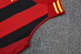2025 AD Red black Tank top and shorts suit