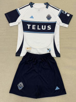 2025-26 Vancouver Whitecaps Home Kids Soccer Jersey (带章)