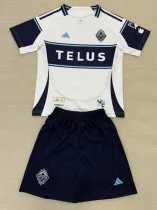 2025-26 Vancouver Whitecaps Home Kids Soccer Jersey (带章)