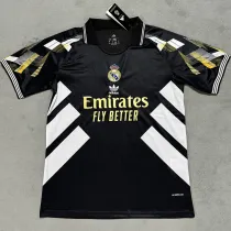 2025-26 RMA Special Edition Black Fans Training Shirts *中间标