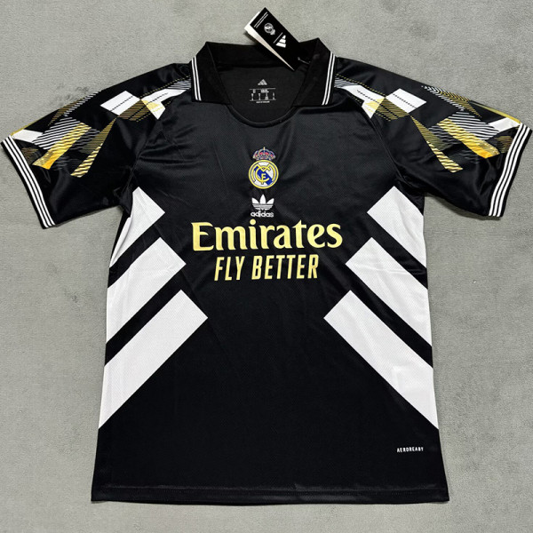 2025-26 RMA Special Edition Black Fans Training Shirts (中间标)