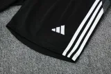 2025 AD White black Tank top and shorts suit
