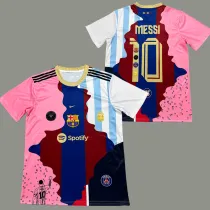 2025-26 MESSI #10 Special Edition Fans Soccer Jersey *右粉色
