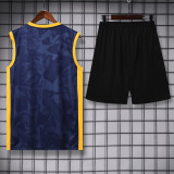 2025-26 INT Royal blue Tank top and shorts suit