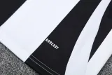 2025 AD White black Tank top and shorts suit