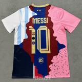 2025-26 MESSI #10 Special Edition Fans Soccer Jersey (右粉色)