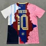2025-26 MESSI #10 Special Edition Fans Soccer Jersey *右粉色