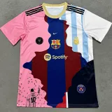2025-26 MESSI #10 Special Edition Fans Soccer Jersey *右粉色