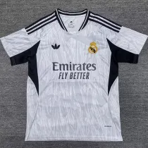 2025-26 RMA White Grey Special Edition Fans Training Shirts *三叶草