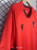 2025-26 Albania Home Fans Soccer Jersey