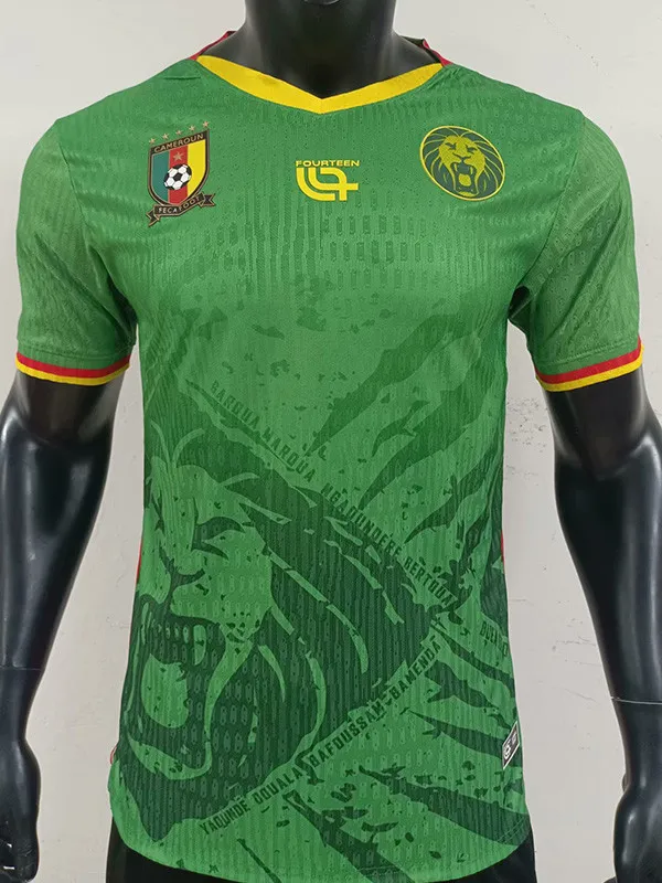 2025-26 Cameroon Home Player Version Soccer Jersey