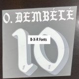 2024-25 PSG Home O.Dembélé #10 Fans Soccer Jersey (Snipes) (B-X-R Fonts)