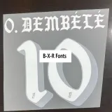 2024-25 PSG Home O.Dembélé #10 Fans Soccer Jersey (Snipes) (B-X-R Fonts)