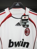 2006-2007 ACM Away Player Version 球员 Retro Soccer Jersey