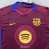2025-26 BAR Brown Red Special Edition Fans Training Shirts