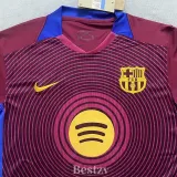 2025-26 BAR Brown Red Special Edition Fans Training Shirts
