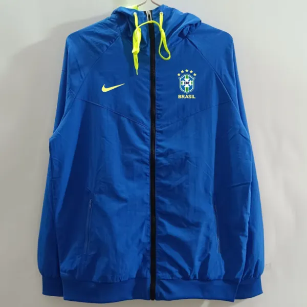 2025-26 Brazil Blue Windbreaker