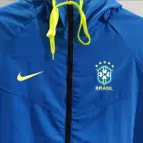 2025-26 Brazil Blue Windbreaker