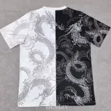 2025-26 RMA White Black Special Edition Fans Training Shirts *龙纹