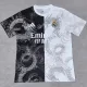 2025-26 RMA White Black Special Edition Fans Training Shirts (龙纹)