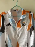 2025-26 RMA White Blue Windbreaker #刺绣