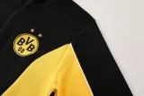 2025-26 Dortmund Black Yellow Jacket Tracksuit #01