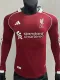 2025-26 LIV Red Long Sleeve Player Version Soccer Jersey (长袖球员)