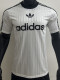 2025 AD Casual White Player Version Training shirts (三叶草)