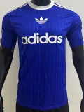 2025 AD Casual Blue Player Version Training shirts *三叶草