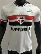 2025-26 Sao Paulo Home Player Version Soccer Jersey