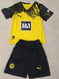 2025-26 Dortmund Home Kids Soccer Jersey
