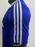 2025 AD Casual Blue Player Version Training shirts (三叶草)