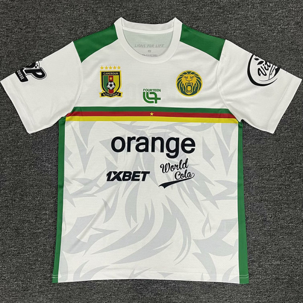 2025-26 Cameroon White Training shirts