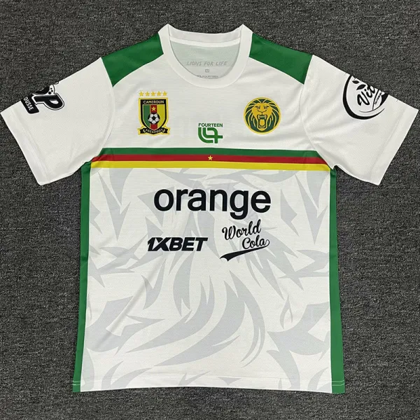 2025-26 Cameroon White Training shirts