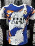 2025-26 RMA Special Edition Blue White Player Version Training Shirts