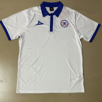2025-26 Cruz Azul White Polo Short Sleeve