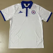 2025-26 Cruz Azul White Polo Short Sleeve