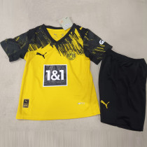 2025-26 Dortmund Home Kids Soccer Jersey