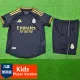 2025-26 RMA Black Special Edition Kids Player Version Soccer Jersey (球员童装)