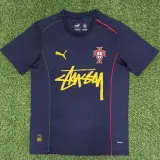 2025-26 Portugal Royal Blue T-Shirt Print Personalized AD