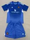 2025-26 Man Utd Blue GoalKeeper Kids Soccer Jersey