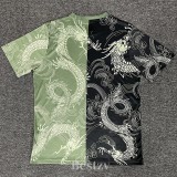 2025-26 RMA Green Black Special Edition Fans Training Shirts (龙纹)