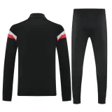 2025 AD Black Jacket Tracksuit #2314
