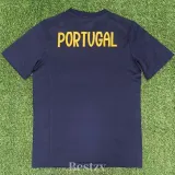 2025-26 Portugal Royal Blue T-Shirt Print Personalized AD