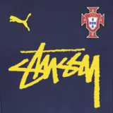 2025-26 Portugal Royal Blue T-Shirt Print Personalized AD