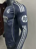 2025-26 RMA Away Long Sleeve Player Version Soccer Jersey (长袖球员)