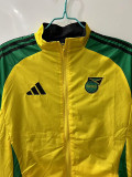 2025-26 Jamaica Yellow & Black Double Sided Windbreaker (双面风衣)(刺绣)