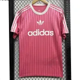2025 AD Casual Pink Fans Training shirts *三叶草