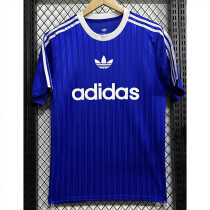 2025 AD Casual Blue Fans Training shirts (三叶草)