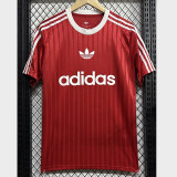 2025 AD Casual Red Fans Training shirts (三叶草)